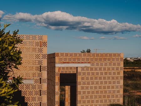 Ceramic Pavilions in the Northern Fields of Valencia